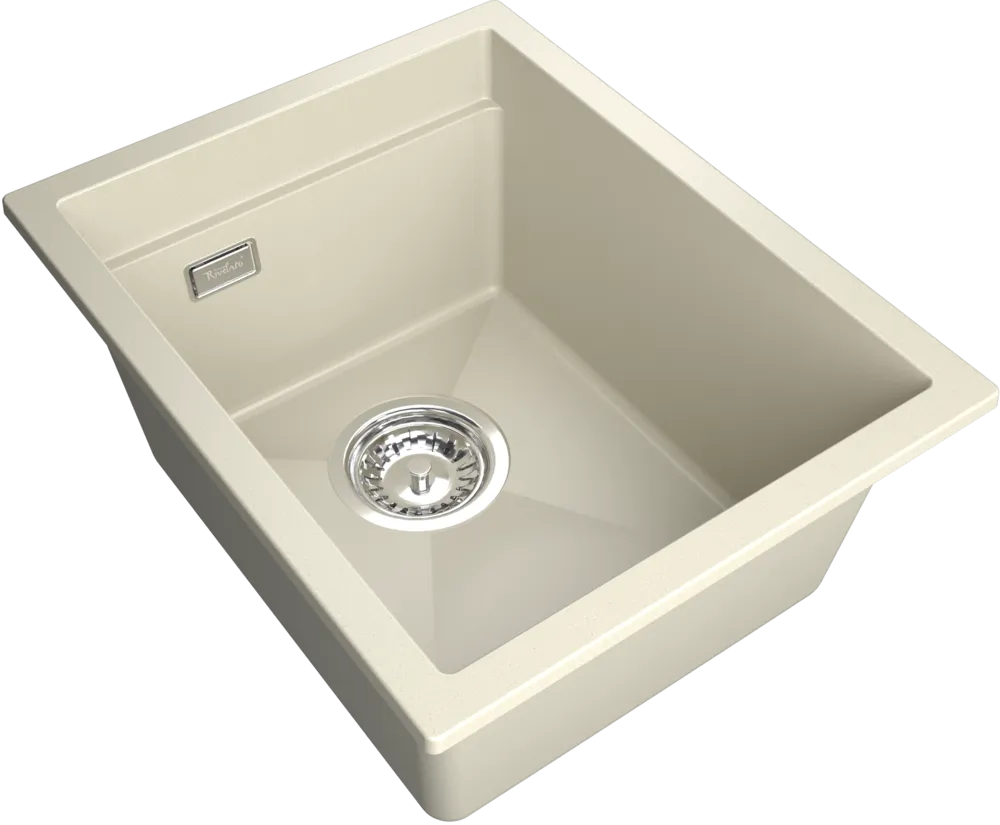 Детальное фото товара: Rivelato LINO LN-354 beige scuro, мойка, гранит, тёмно-бежевый