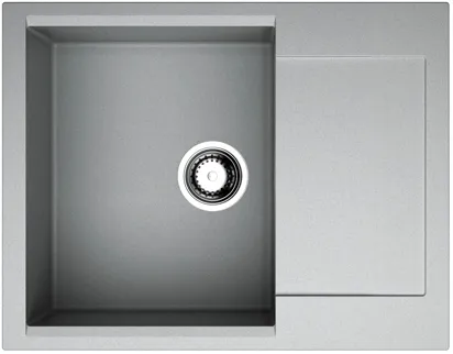 Фото товара: Omoikiri Daisen 65-GR, мойка, гранит, leningrad grey