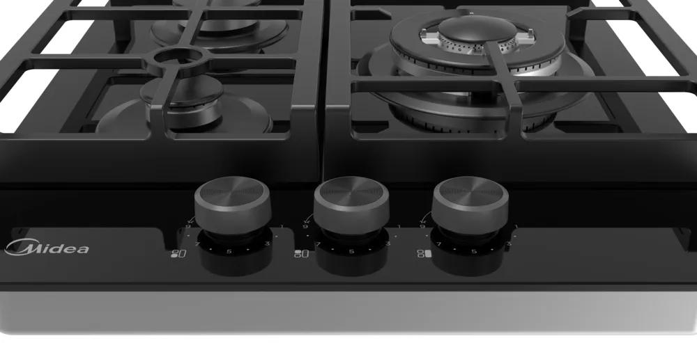 Детальное фото товара: Midea MG449TGB газовая поверхность