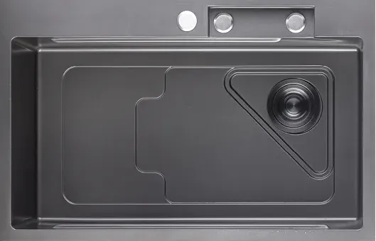 Фото товара: GranFest 7246 PVD, мойка, нержавеющая сталь, графит