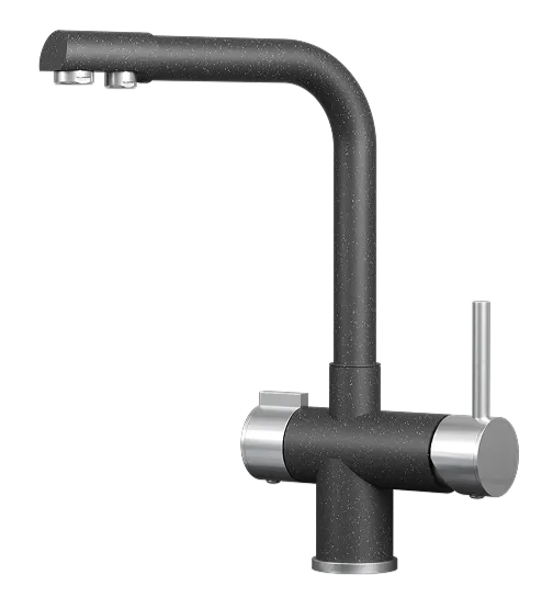 Фото товара: GRANULA 5008 смеситель, гранит, черный