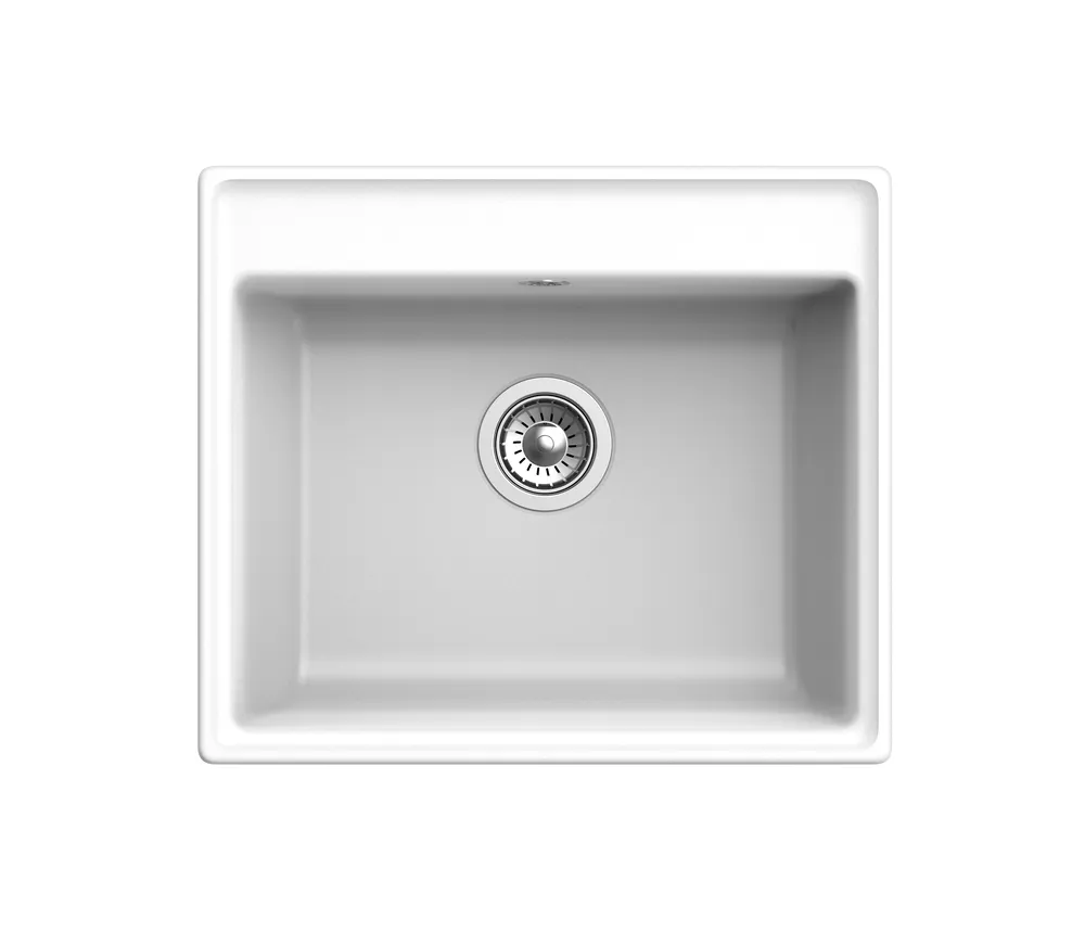 Фото товара: GranFest VERTEX GF-V-580, мойка, мрамор иней