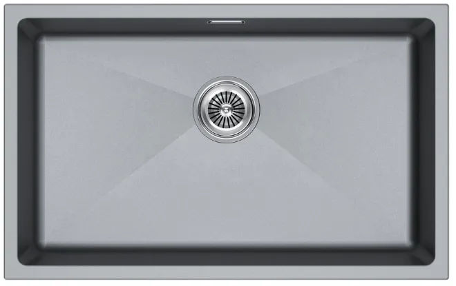 Детальное фото товара: Paulmark LUMI 74UNI, мойка, гранит, серый металлик