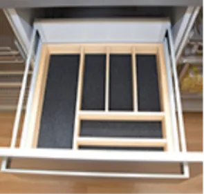 Детальное фото товара: FIT вставка под столовые приборы без дна 600, DWD-XP Grass, Mepla-Alfit, TandemBox Blum