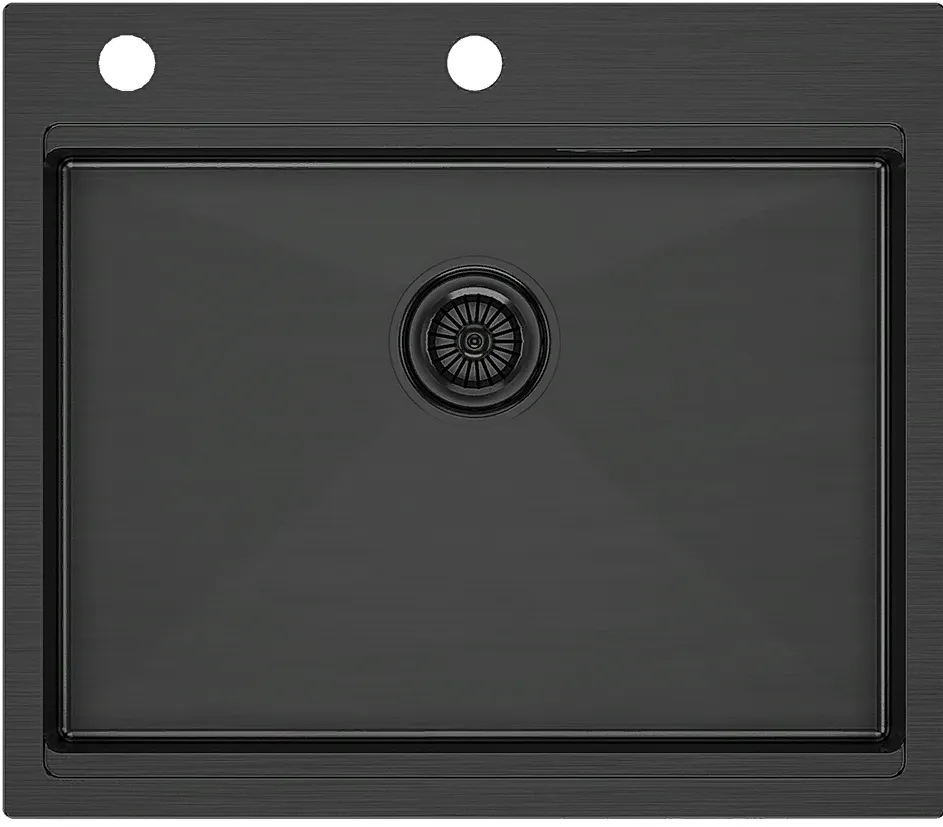 Фото товара: Paulmark KRONER-PRO 59, мойка, нержавеющая сталь, вороненая сталь
