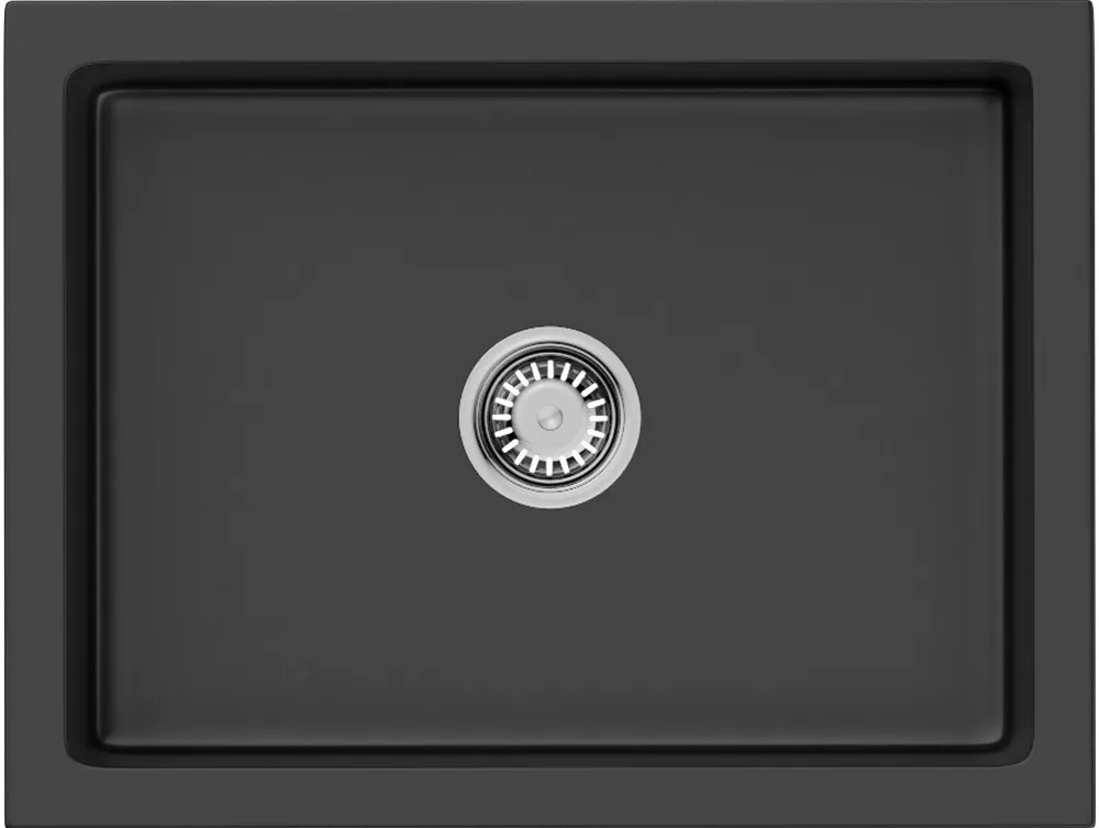 Фото товара: Omoikiri Mikura 61-BL, мойка, керамика, черный
