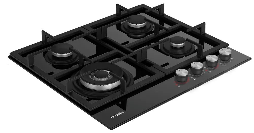 Детальное фото товара: Hotpoint HGSL 62 F/BK газовая поверхность