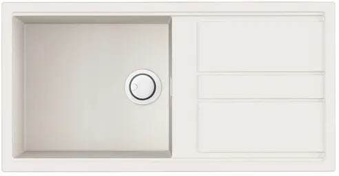 Детальное фото товара: Omoikiri Kitagawa 100-WH, мойка, керамика, белый