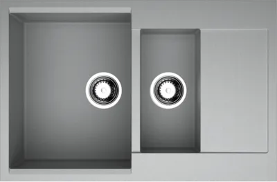 Фото товара: Omoikiri Daisen 78-2 GR, мойка, гранит, leningrad grey