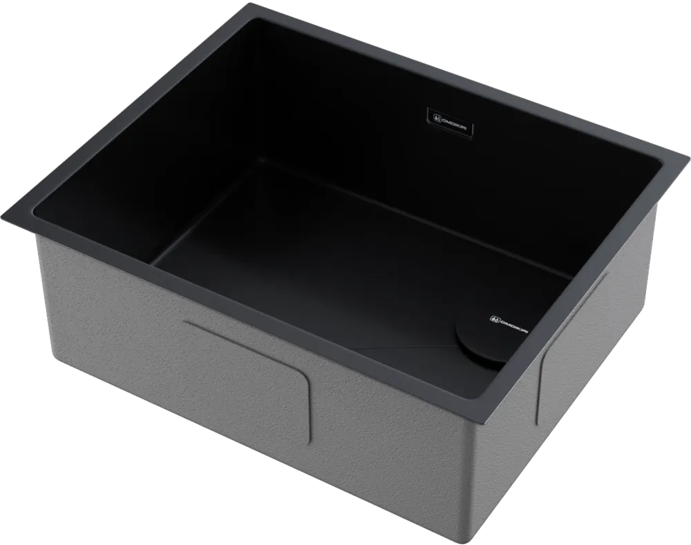 Детальное фото товара: Omoikiri Taki 54-U/IF-GB Side SF, мойка, нержавеющая сталь/ графит