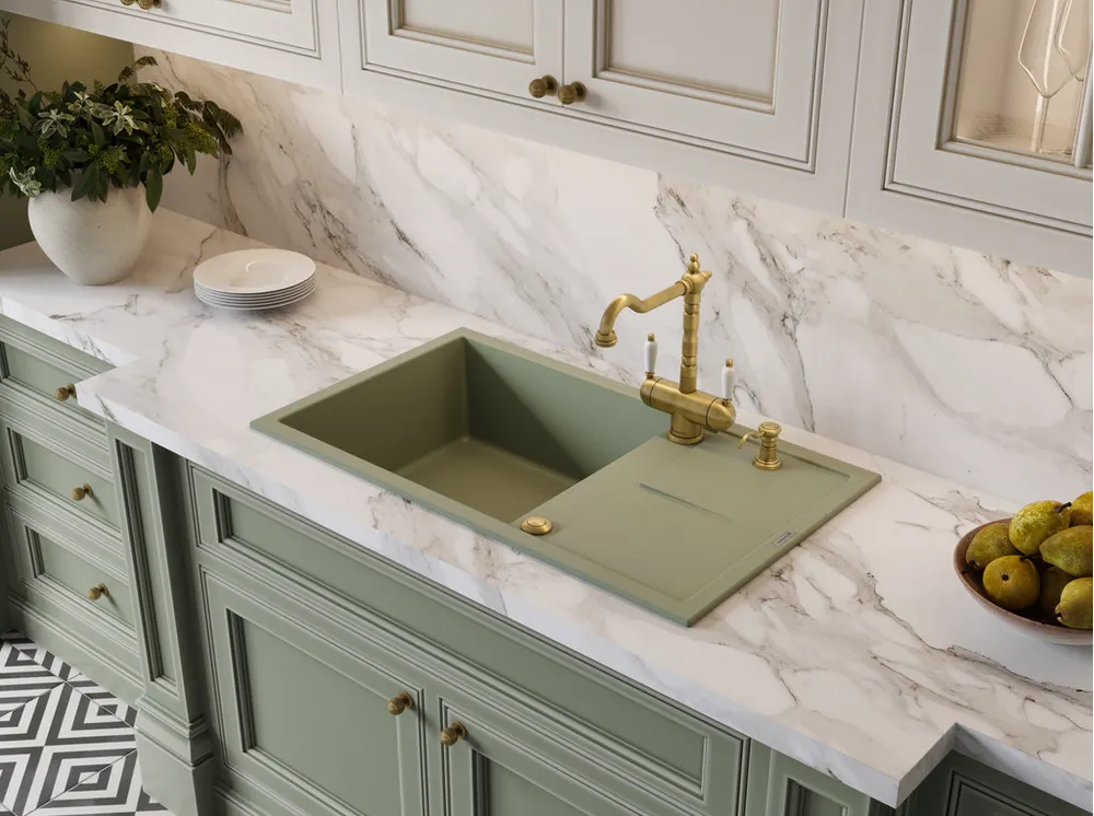 Детальное фото товара: Omoikiri Sumi 86A-GB, мойка, керамика, графит