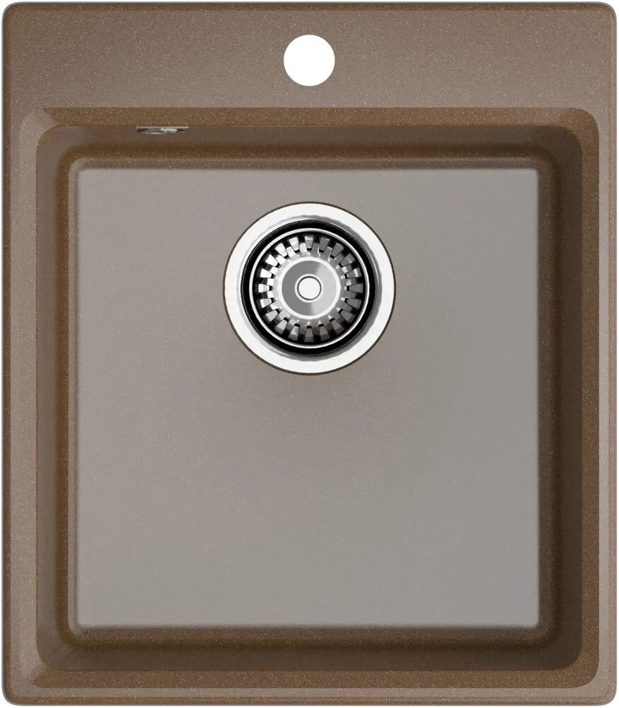 Детальное фото товара: GranFest LEVEL GF-LV-420, мойка, мрамор, терракот