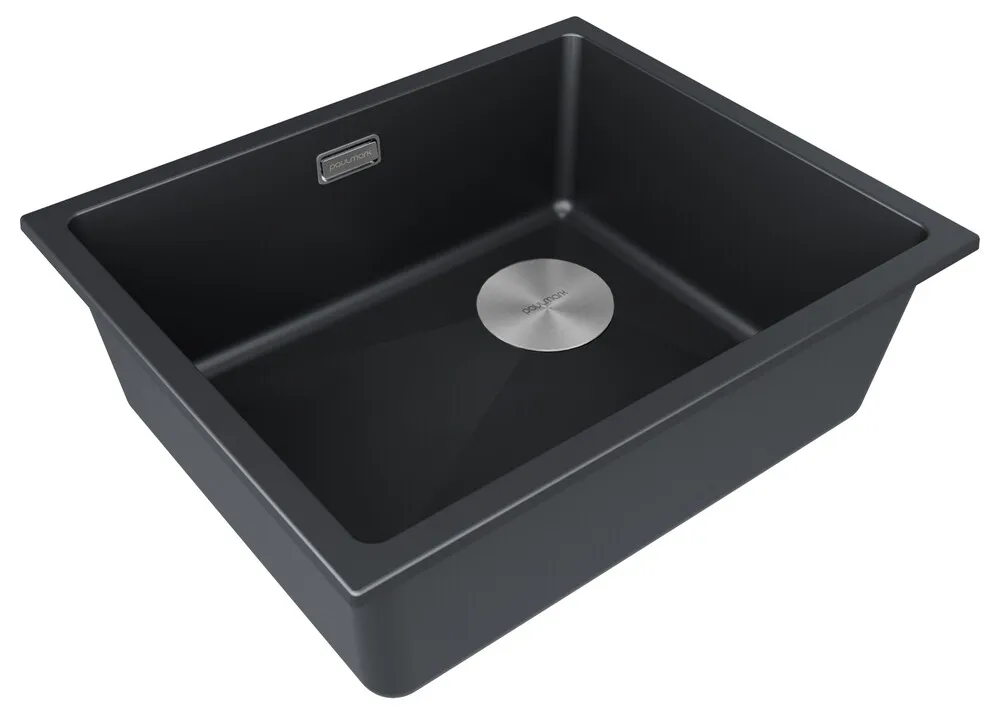 Детальное фото товара: Paulmark LUMI 55UNI-SKEW, мойка, гранит, антрацит