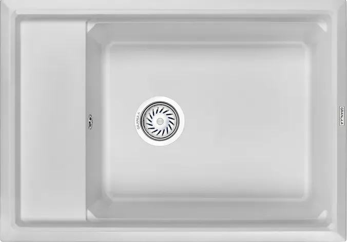 Фото товара: GRANULA 7305 мойка, гранит, арктик (белый)