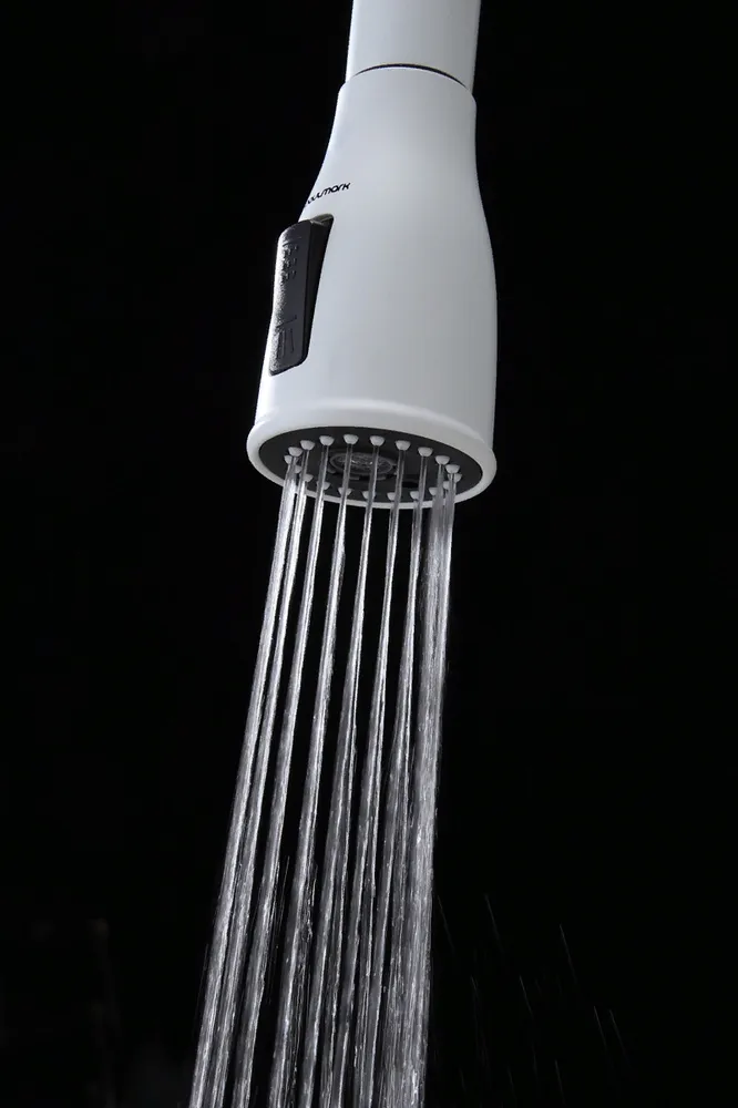 Детальное фото товара: Paulmark LANGE, смеситель, белый матовый