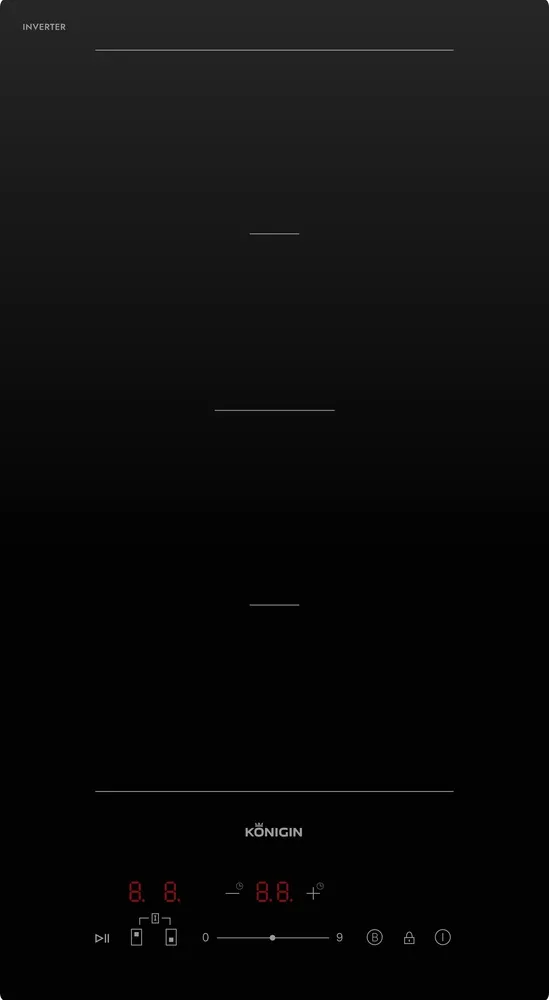 Фото товара: Konigin Barbet I302 S1BK индукционная поверхность