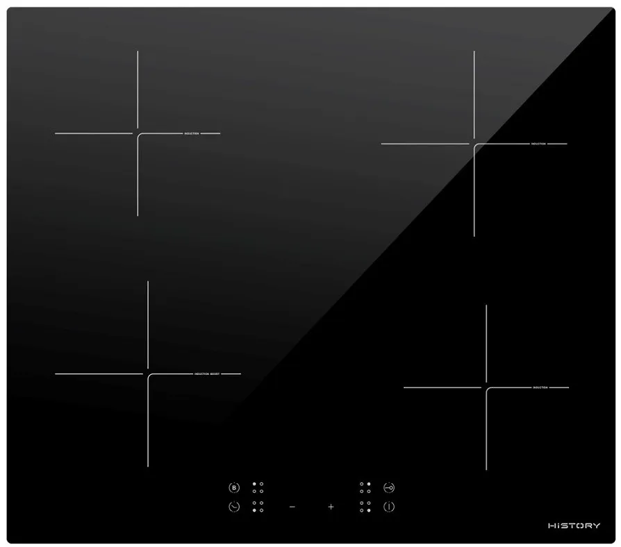 Фото товара: HISTORY HI 6400 BBK индукционная поверхность