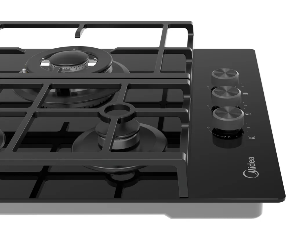 Детальное фото товара: Midea MG449TGB газовая поверхность