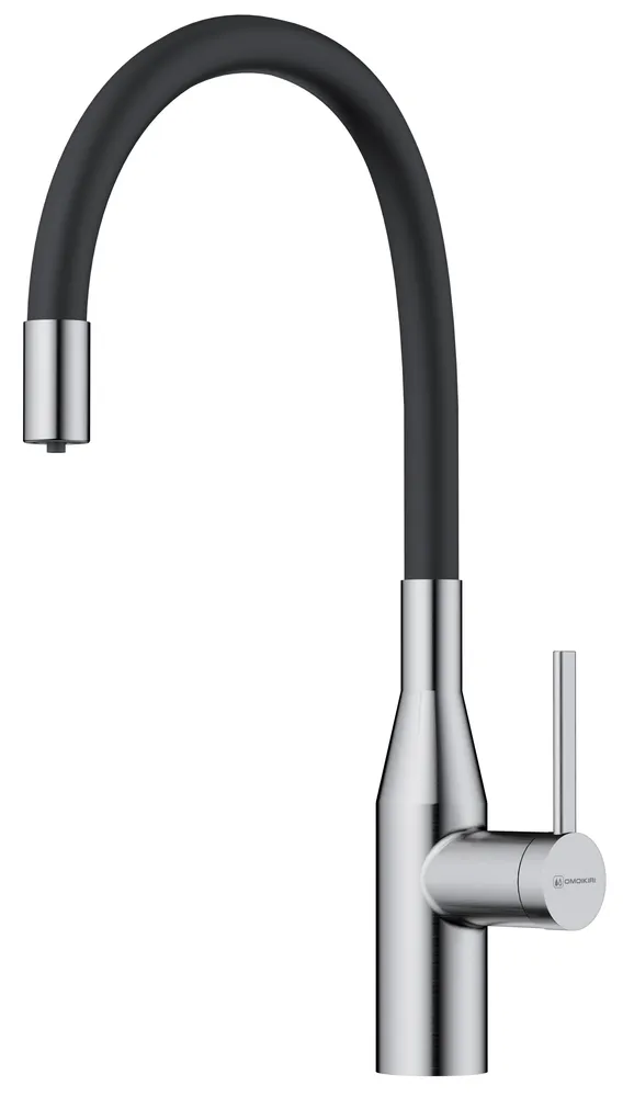Фото товара: Omoikiri Yatomi-2-Plus BN-BL смеситель, нержавеющая сталь/черный