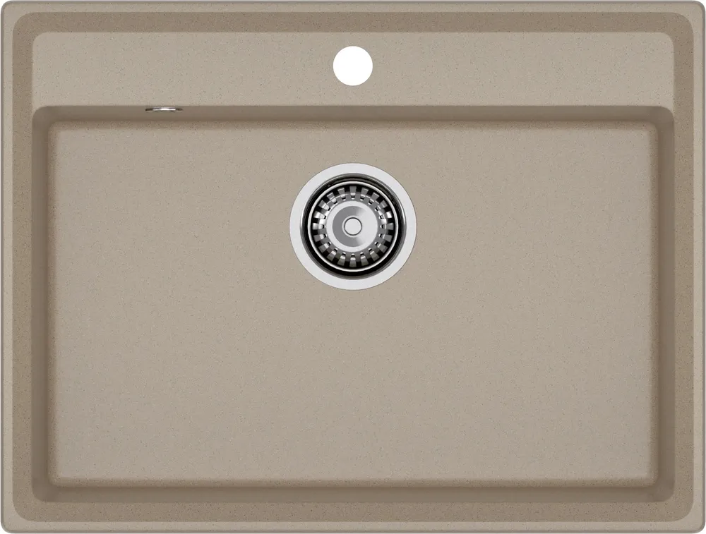 Детальное фото товара: GranFest LEVEL GF-LV-660, мойка, мрамор, песочный