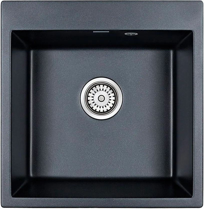 Детальное фото товара: Paulmark KANTE 50, мойка, гранит, черный металлик
