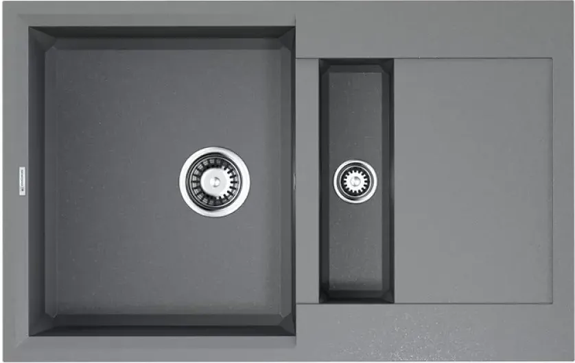 Фото товара: Omoikiri Sakaime 78-2-GR, мойка, гранит, leningrad grey