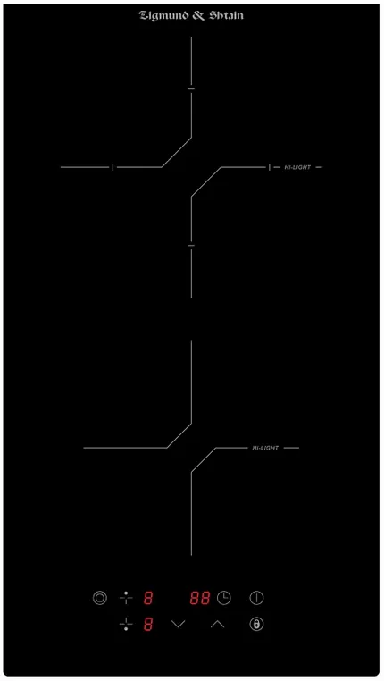 Фото товара: Zigmund & Shtain CN 38.3 B стеклокерамическая поверхность