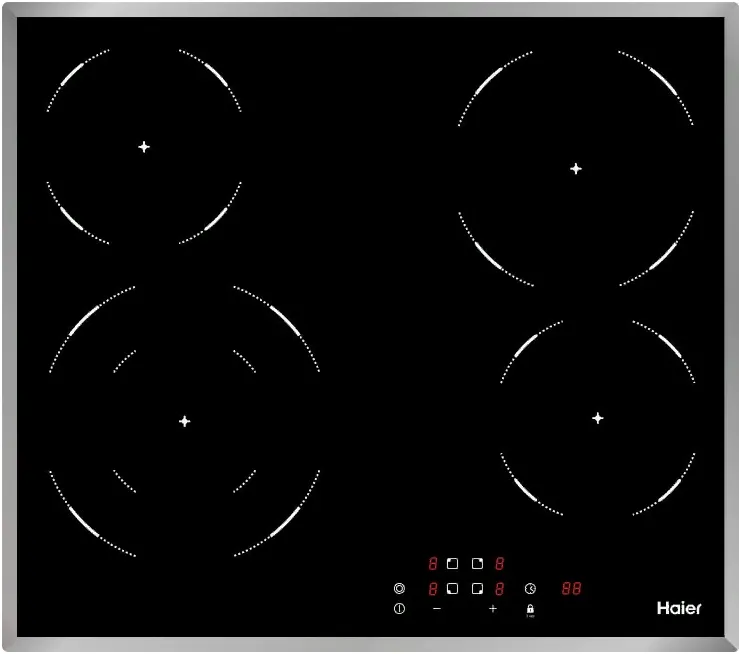 Фото товара: Haier HHY-C64DFB стеклокерамическая поверхность