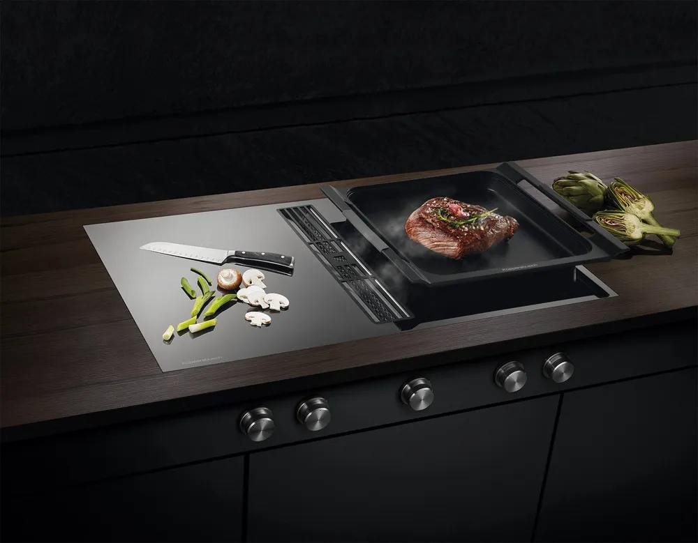 Детальное фото товара: Kuppersbusch KMI 9850.0 SR Stainless Steel индукционная поверхность