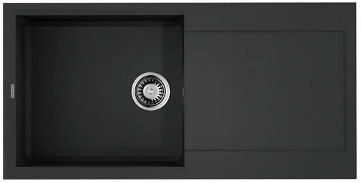 Фото товара: Omoikiri Sakaime 100-BL, мойка, гранит, черный