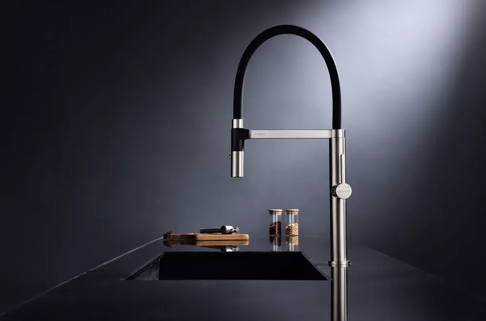 Детальное фото товара: Paulmark LEADER, смеситель, брашированная сталь