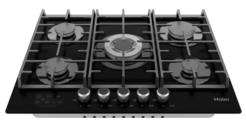 Детальное фото товара: Haier HHX-G75CWSB газовая поверхность