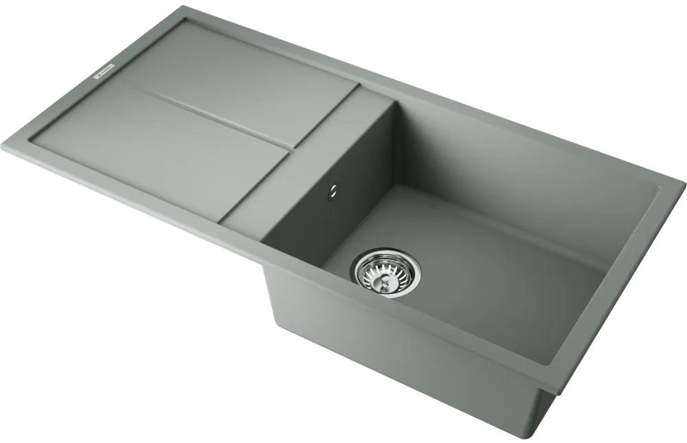 Детальное фото товара: Omoikiri Sumi 100A-WG, мойка, керамика, ветреный зеленый