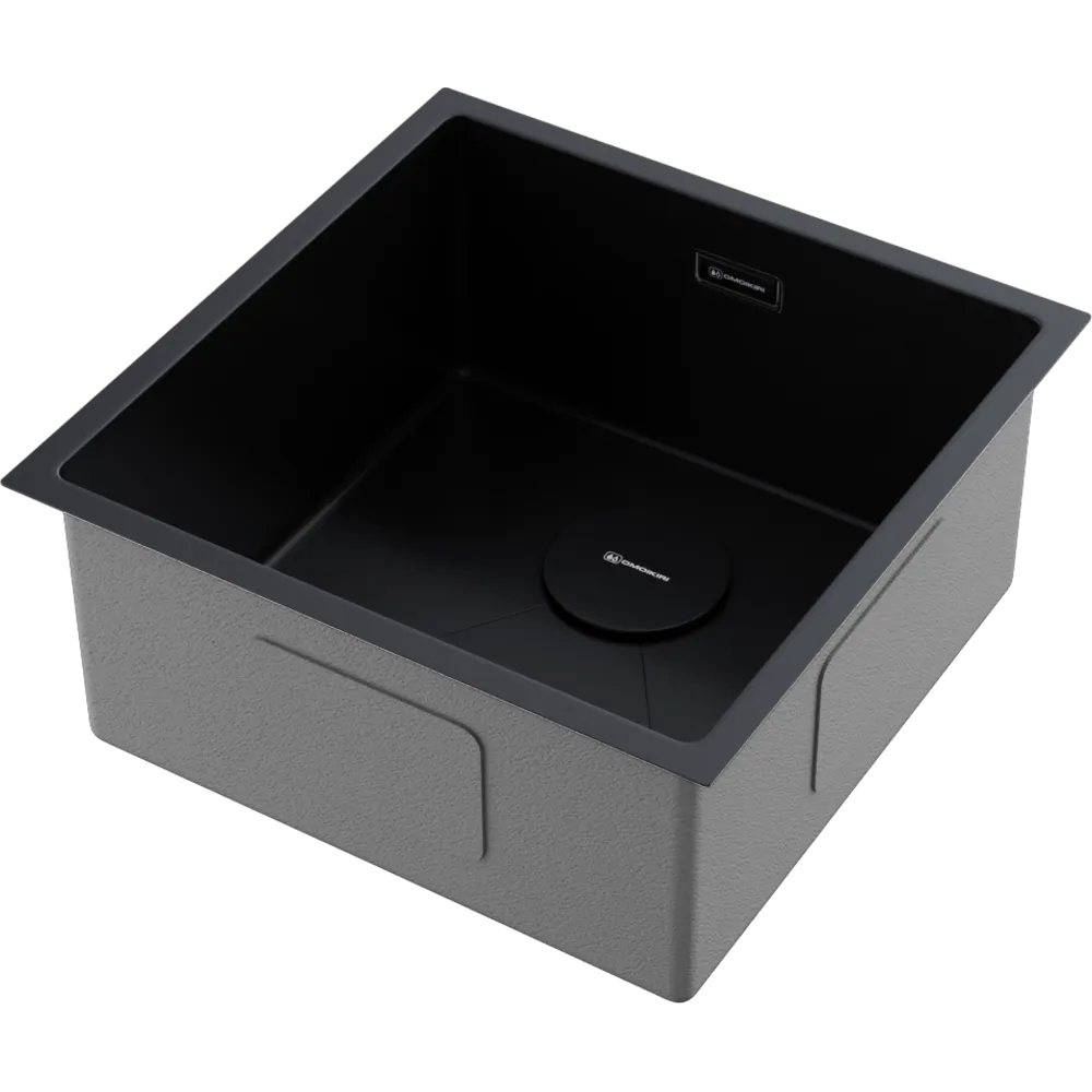 Детальное фото товара: Omoikiri Taki 44-U/IF-GB, мойка, нержавеющая сталь/графит