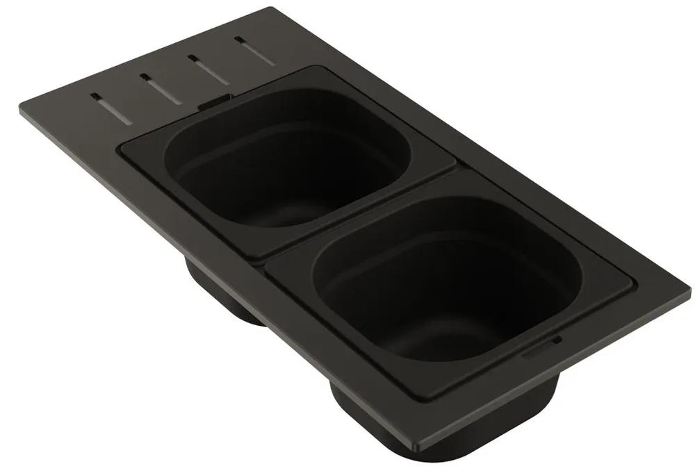 Фото товара: Omoikiri DC-02-2-GB, контейнер, нержавеющая сталь/графит