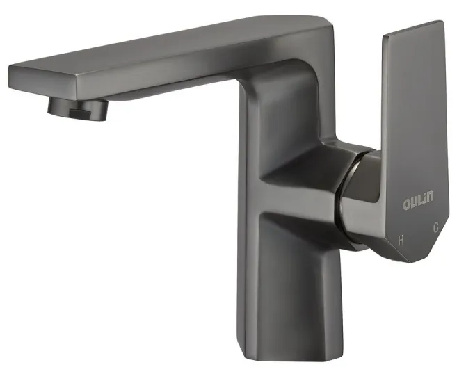 Детальное фото товара: Oulin OL-T9207Q, смеситель, графит (серый металик)