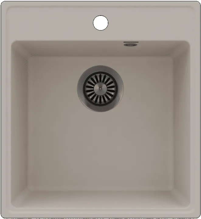 Фото товара: Maunfeld Perla 460 MFQS-460LBG, мойка, гранит, светло-бежевый
