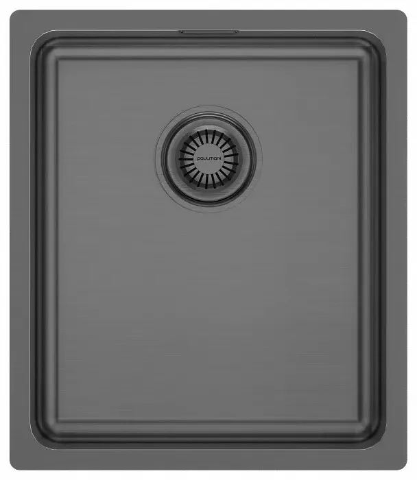 Фото товара: Paulmark VISTA 38, мойка, нержавеющая сталь, вороненая сталь