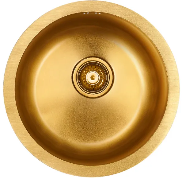Фото товара: Paulmark WERRA, мойка, нержавеющая сталь, брашированное золото