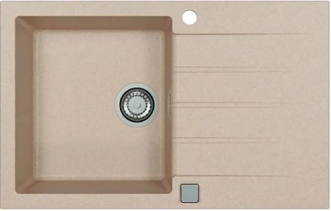 Фото товара: ALVEUS GRANITAL CADIT 20 TERRA - G22, мойка, гранит, песочный (в комплекте с сифоном 1132823)