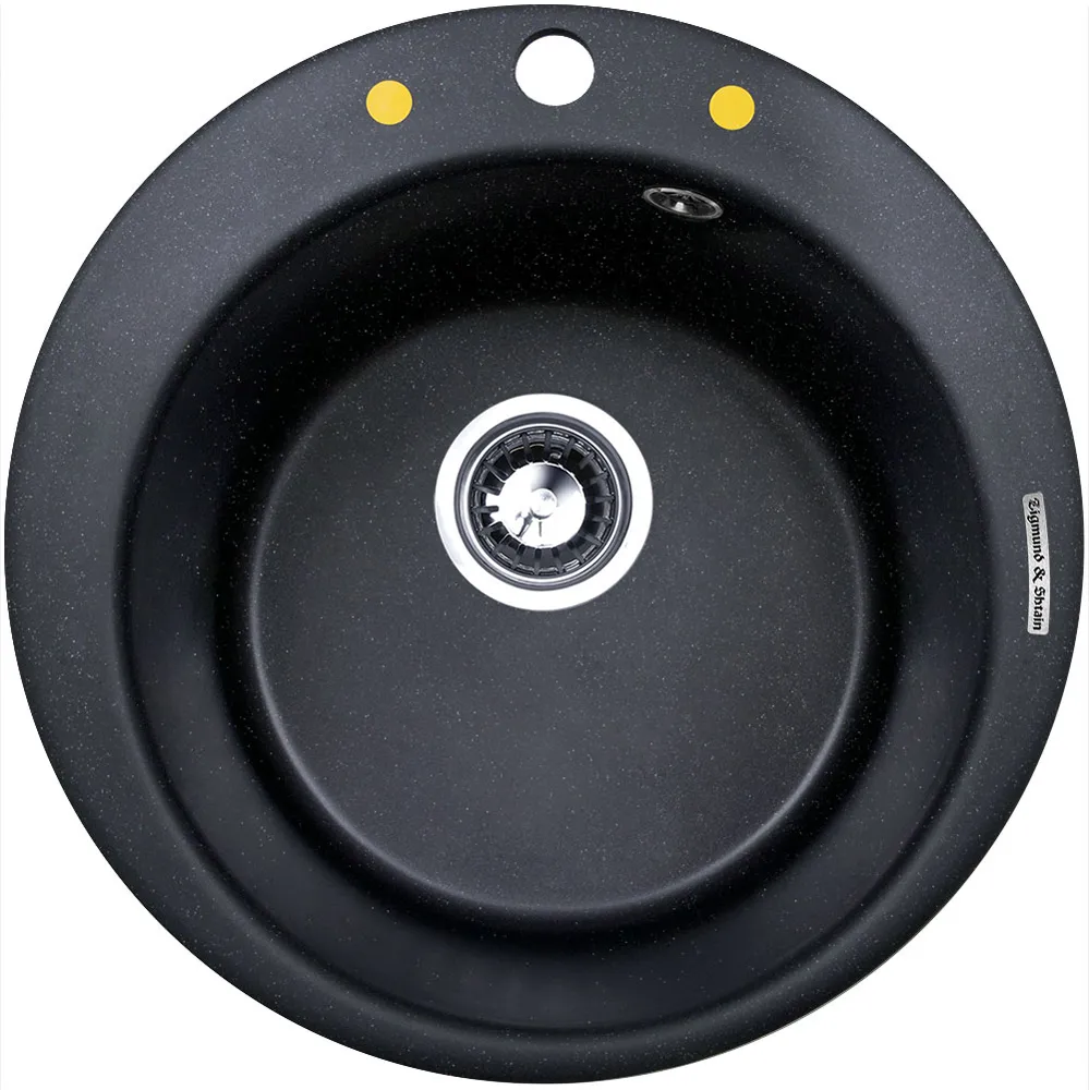 Фото товара: Zigmund & Shtain KREIS 480, мойка, темная скала  