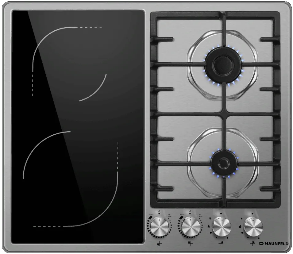 Фото товара: Maunfeld EEHS.642VC.3CS/KG комбинированная поверхность