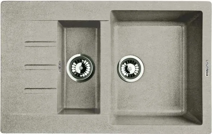 Фото товара: LAVA D.2 SCANDIC, мойка, гранит, серый