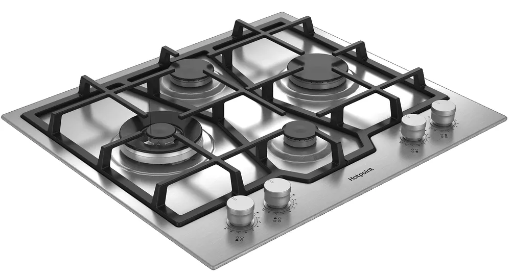 Детальное фото товара: Hotpoint HGMTS 643 W IX газовая поверхность