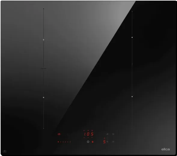 Фото товара: ELICA RATIO CONNEX 604 PLUS BL индукционная поверхность