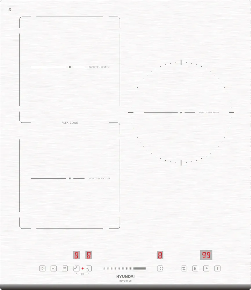 Фото товара: Hyundai HHI 4771 WG индукционная поверхность