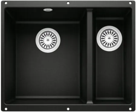 Фото товара: Blanco Rotan 340/160-U, мойка, гранит, черный