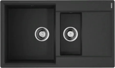 Фото товара: Omoikiri Daisen 86-2-BL, мойка, гранит, черный