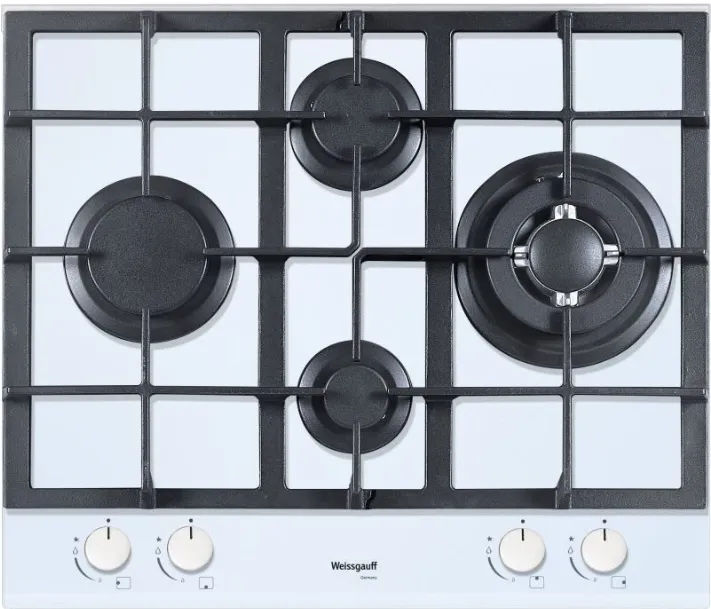 Фото товара: Weissgauff HGRG 6041 WGh газовая поверхность