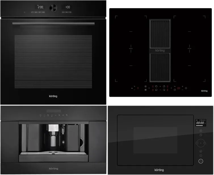 Фото товара: KORTING HIBH 68980 NB + OKB 1680 GN MW + KMI 825 TGN + KCM 9200 BG